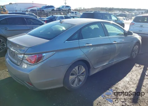 2013 Hyundai Sonata Hybrid Limited z USA, uszkodzony, nr VIN KMHEC4A46DA100654